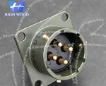 Цилиндрические разъемы стандарта MIL-DTL-26482 Series I с паяными контактами